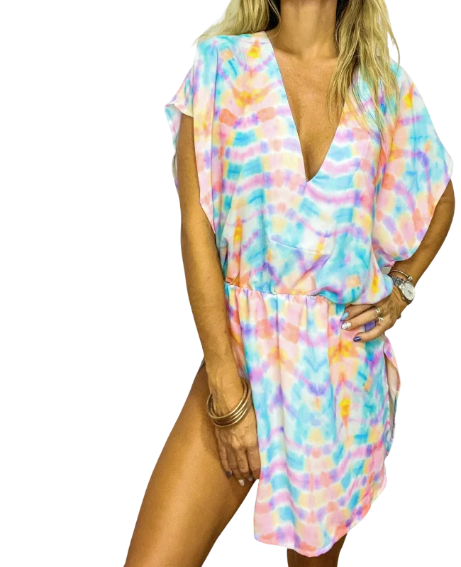 Women’s cover-up taupe elegant chic -Candy crush cover up dress