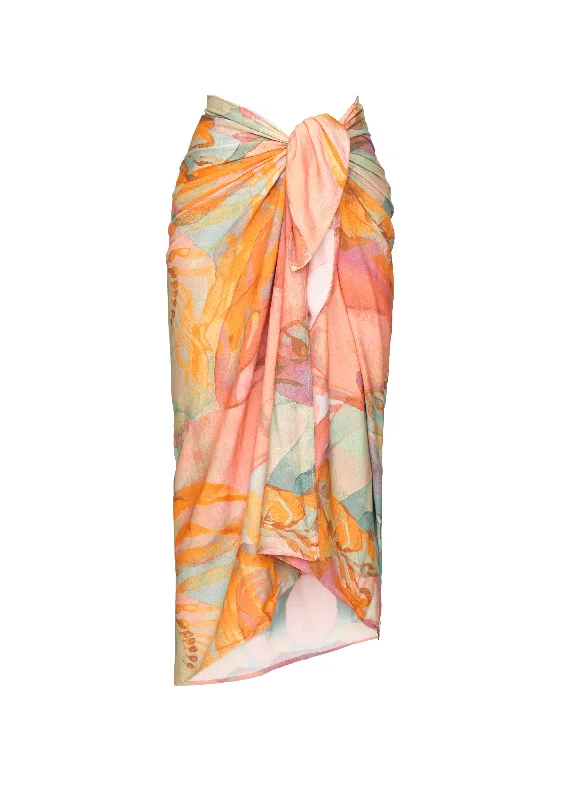 Women’s cover-up poolside luxe flair -IJE SARONG - ZULI