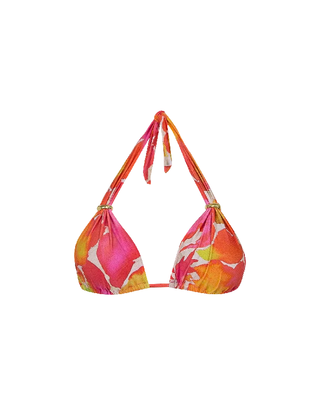 Women’s bikini top ribbed vibrant flair -Bia Tube Top - Gal