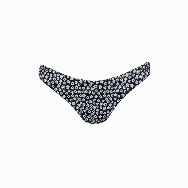 ladies bikini bottoms slashed cost -Cheeky Bikini Bottoms | Baby Daisy Black