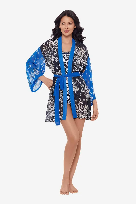 Women’s cover-up resort luxe chic -Talavera Kimono Swim Cover Up