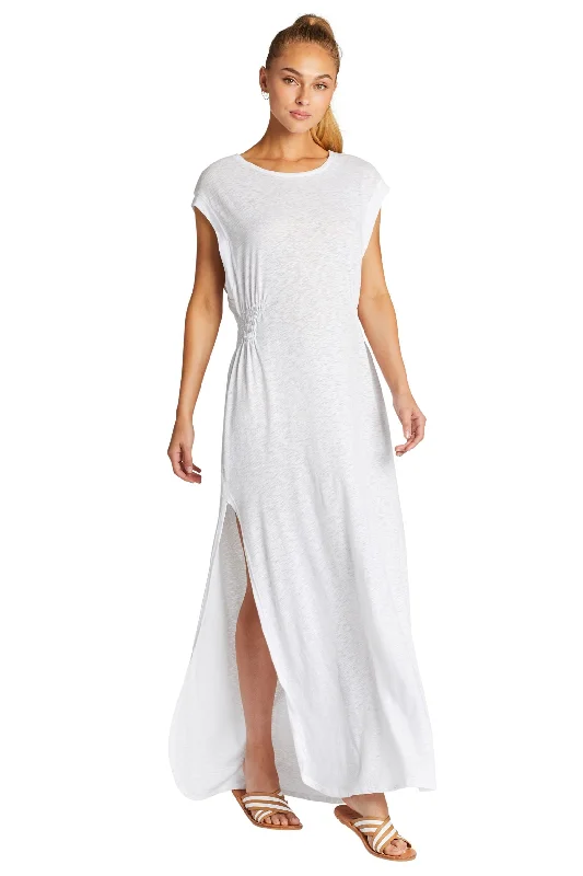 Women’s cover-up modern sleek flair -Vitamin A White EcoCotton™ Florence Dress