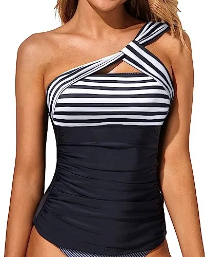 Women’s bikini top moonlight sleek chic -One Shoulder Bathing Suit Tops