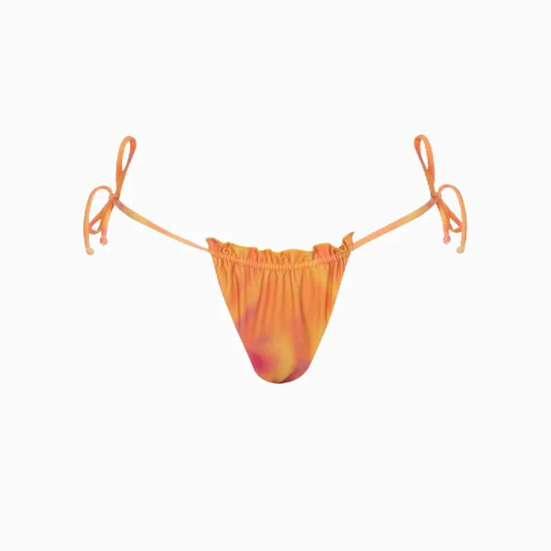 ladies bikini bottoms pop style -Shell Bikini Bottoms | Flaming Tie-Dye