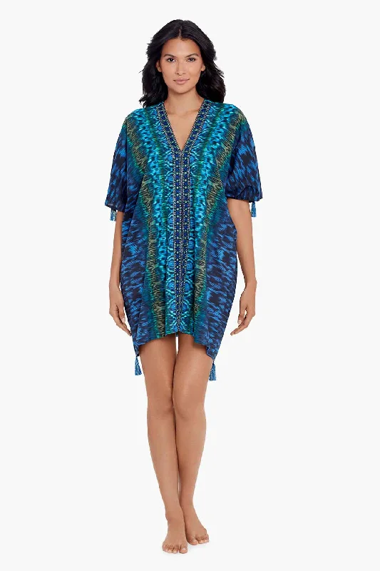 Women’s cover-up senior soft flair -Alhambra Caftan Swim Cover Up