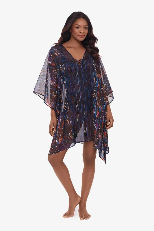 Women’s cover-up knit cozy chic -Tapiz Caftan Swim Cover Up