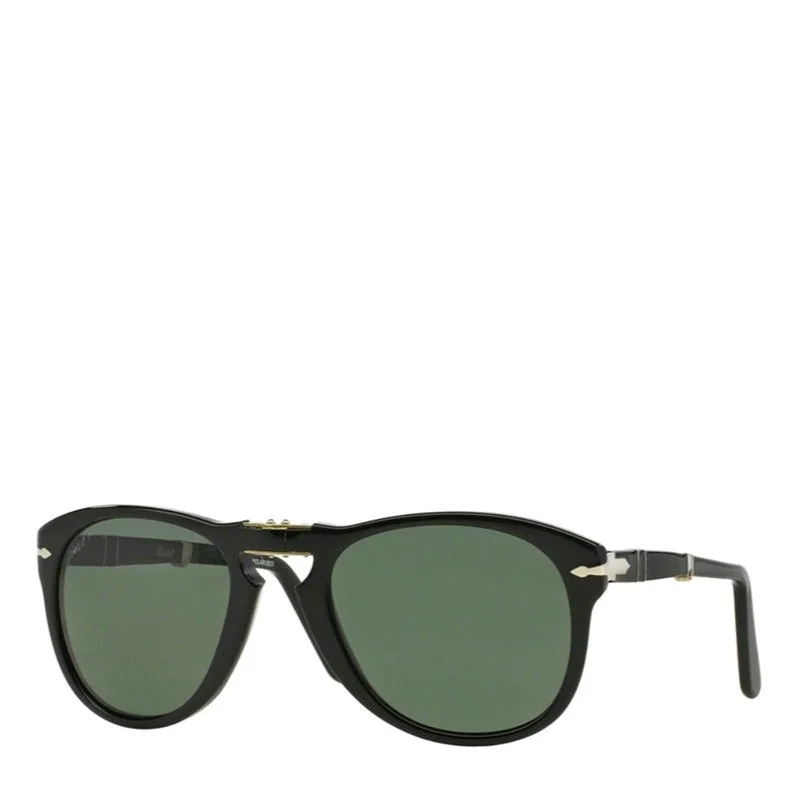 ladies sunglasses locked lenses -PERSOL PO0714 BLACK