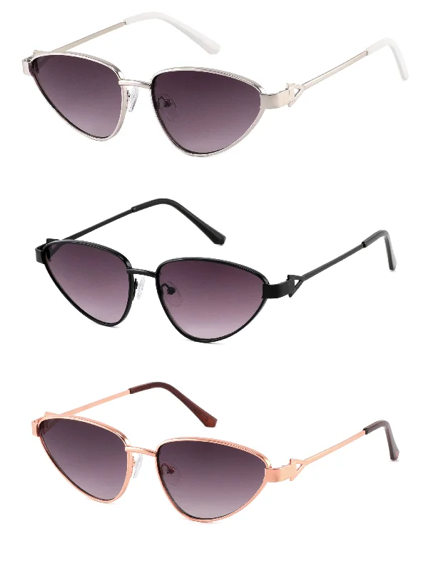 ladies sunglasses low temples -U257 (12 PCS)