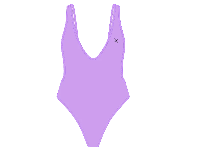 ladies one-piece swimsuit berry glow -Lilac Rio One-Piece II