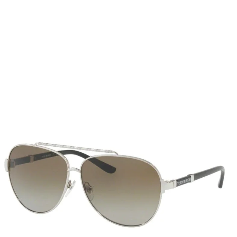 ladies sunglasses jet glare -TORY BURCH TY6056 SILVER