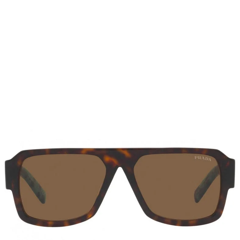 ladies sunglasses bold bridge -Prada 22ys Havana W/ Dark Brown