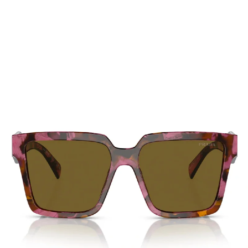 ladies sunglasses wave glow -Prada Woman Sunglass Tortoise Cognac Begonia 18N01T