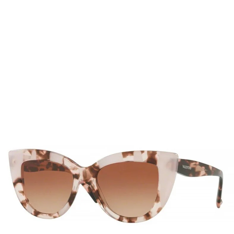 ladies sunglasses breezy tint -VALENTINO VA4025A HAVANA PINK INSERTS OPAL PINK