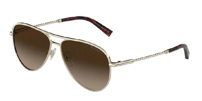 ladies sunglasses coil arms -Tiffany TF3062 Pilot Sunglasses