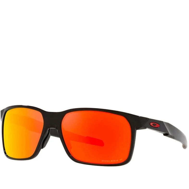 ladies sunglasses misty frame -PORTAL X POLISHED BLACK W/ PRIZM RUBY POLARIZED