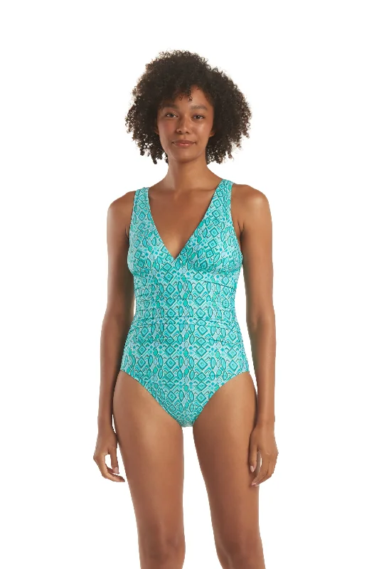 ladies one-piece swimsuit solo splash -Helen Jon Olivia One Piece Swimsuit - Costa Del Sol - FINAL SALE