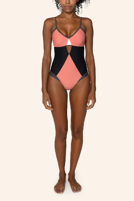 ladies one-piece swimsuit reef style -South Pacific One Piece Sunkissed