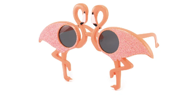 ladies sunglasses neon coral -P155 - 2 FLAMINGOS (12 PCS)