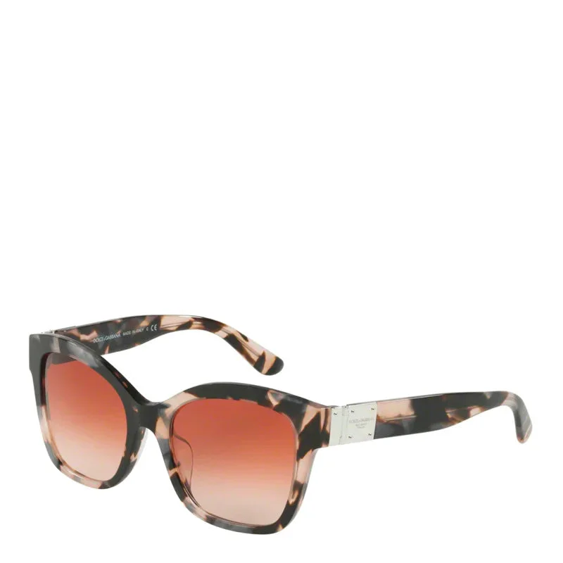 ladies sunglasses lock fit -Dolce & Gabbana Dg4309 Pearl Grey Havana