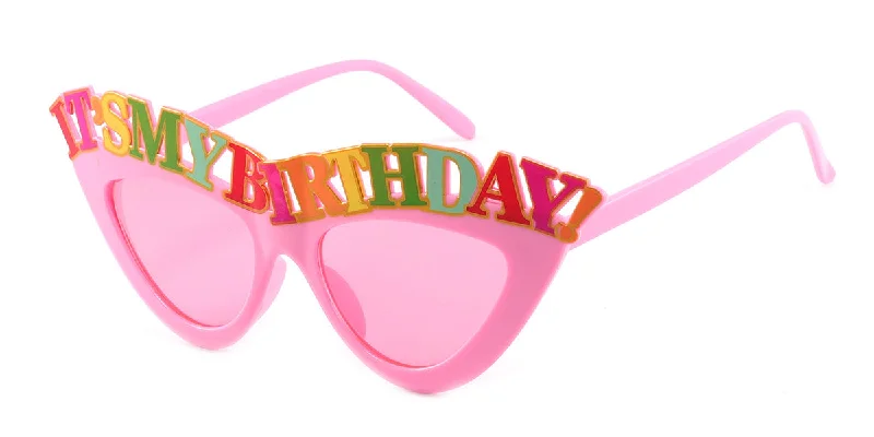 ladies sunglasses with amber lenses -P112 - ITS MY BIRTHDAY! (12 PCS)