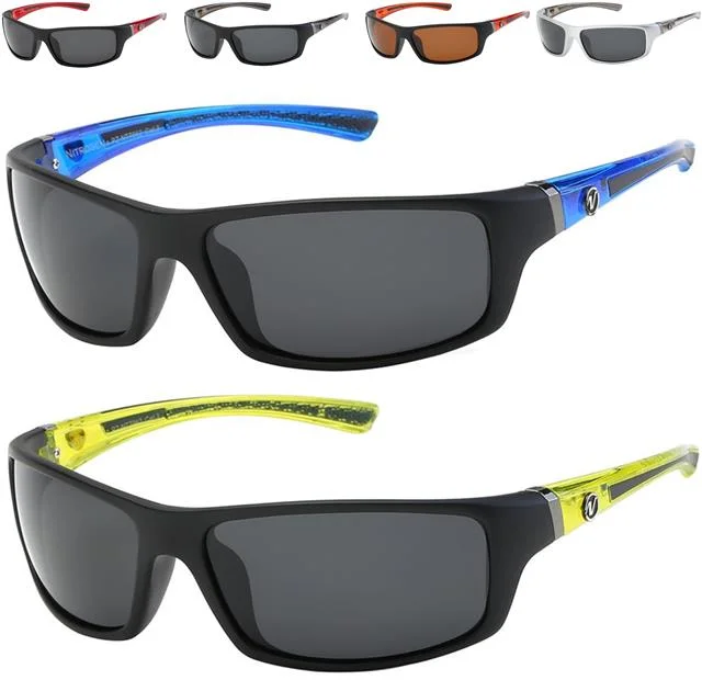 ladies sunglasses zigzag stripes -Polarized Sports Big Wrap Around Nitrogen Hiking Sunglasses