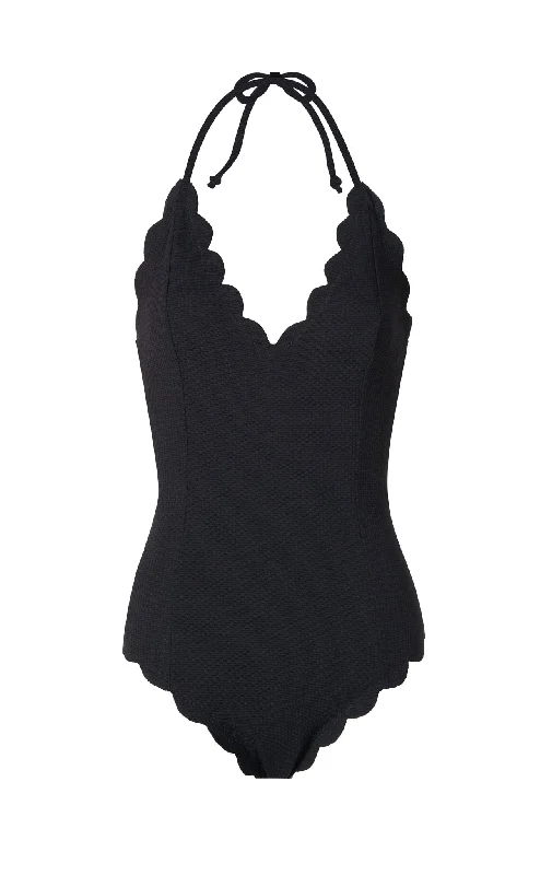 ladies one-piece swimsuit soft neck -Broadway Maillot