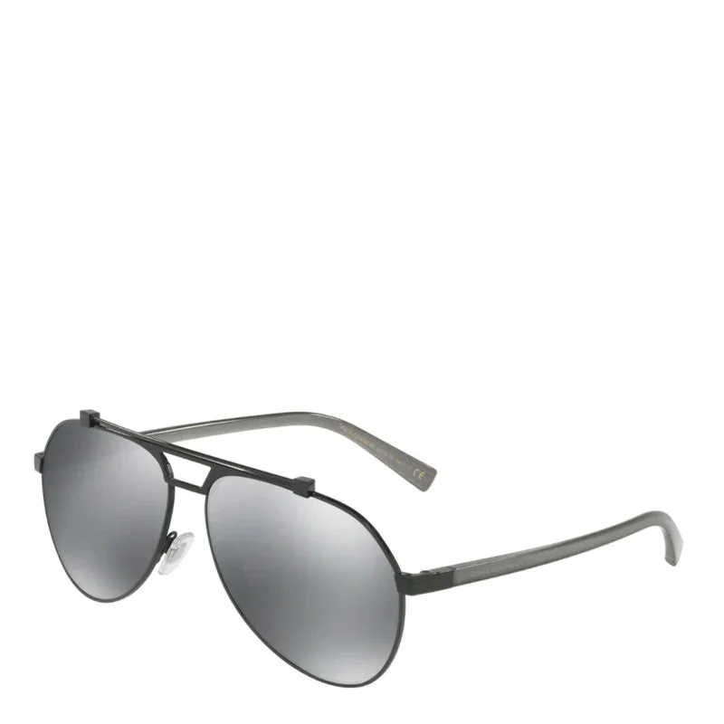 ladies sunglasses bold arms -Dolce & Gabbana Dg2189 Matte Gunmetal/black