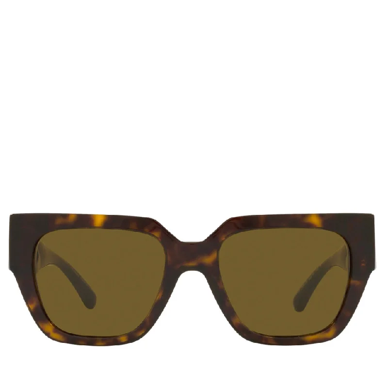 ladies sunglasses short reach -Versace Acetate Woman Sunglass Havana