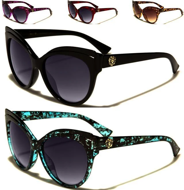 ladies sunglasses anchor print -Kleo Classy Cat Eye Sunglasses for Women