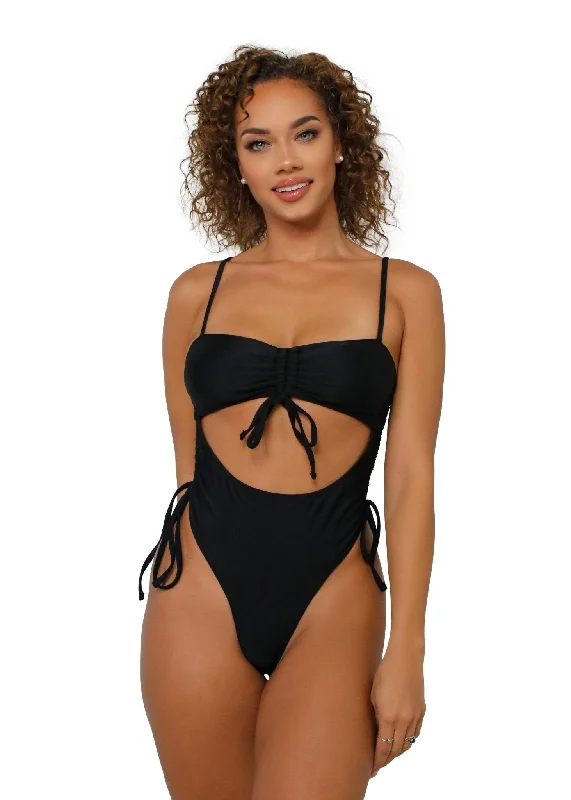 ladies one-piece swimsuit spring dip -Selene One Piece